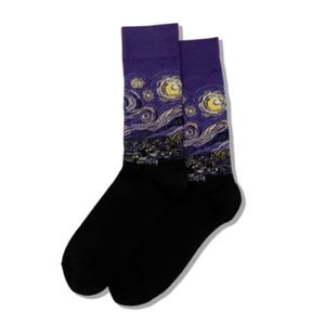 🆕 Purple Starry Night Socks